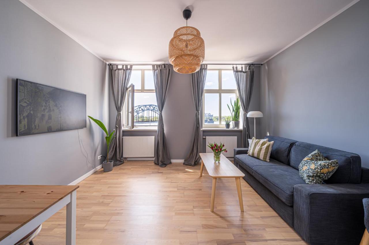 Cosy Studio With River View Рига Экстерьер фото